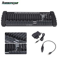 Black DMX and MIDI Operator DMX512 Controller 384 Channel Light Controller