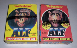 1987 Topps ALF series 1 & 2 Tradings Cards / Stickers /Gum Two Full Wax Boxes