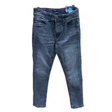 NWT New Tommy Hilfiger Girls Size 10 Regular Stretch Skinny Gray Denim Jeans