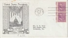 January 28 1942 50 cent Electric Eye Prexy FDC First Day Washington D.C.