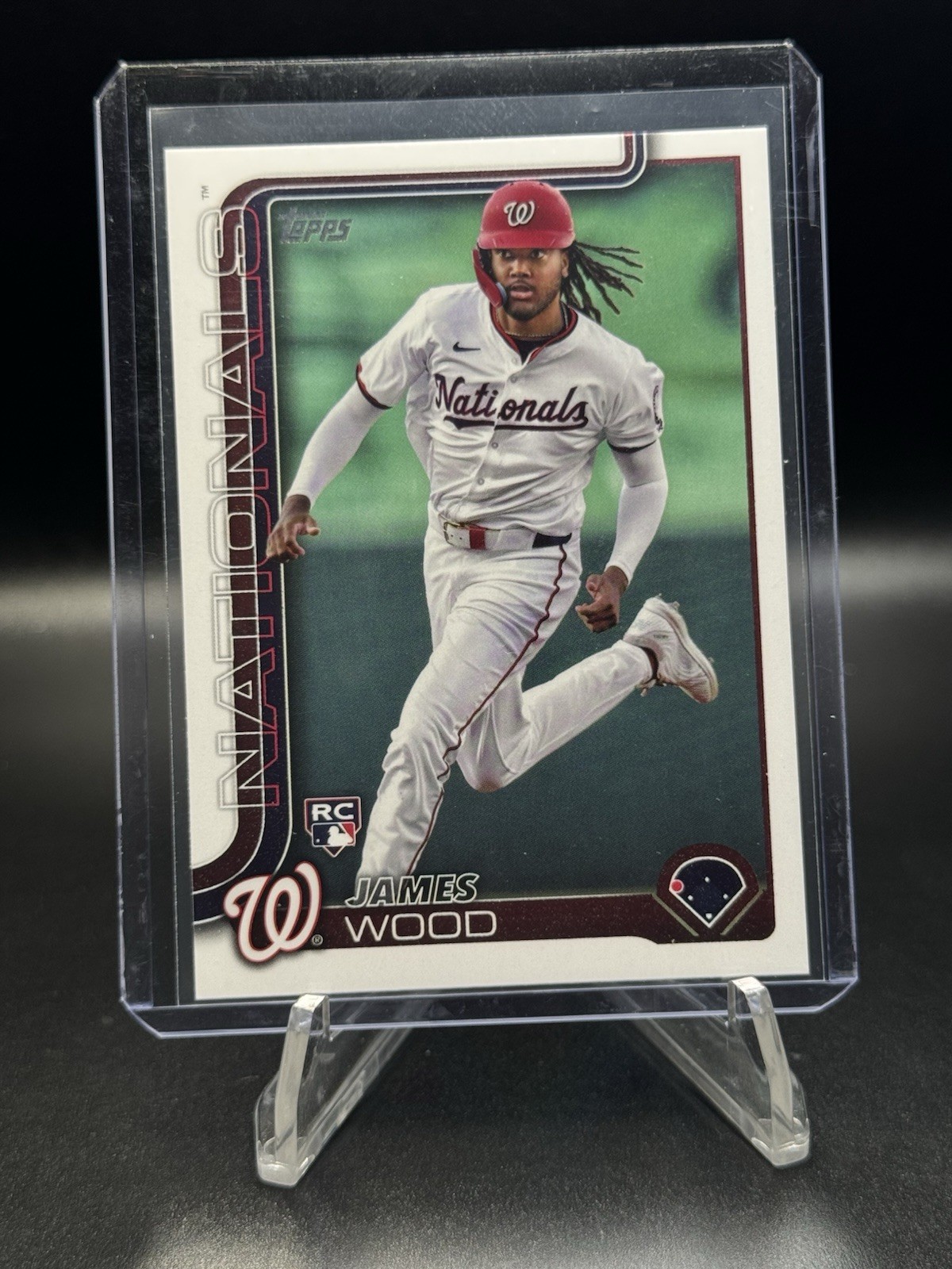 2025 Topps Series 1 Future Stars #181 James Wood (RC) - Washington Nationals