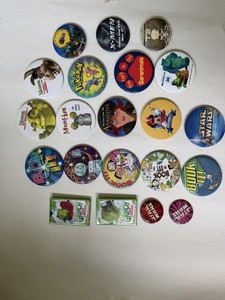 Vintage 90s-2000s Movie DVD Promo Pins Pinback Buttons Grinch, Shrek, Star Wars