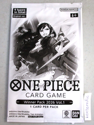 ワンピースカードゲーム Winner Pack Vol.1 英語版 Winner Pack 2026 Vol.1 One Piece Card Game Promotion Card English