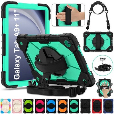 For Samsung Galaxy Tab A11+ A9 Plus Kids Shockproof Heavy Duty Case Stand Cover