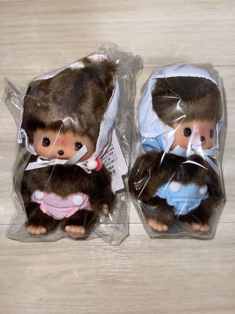 Bebichhichi Boy & Girl Baby Monchhichi S Size Plush Doll Sekiguchi