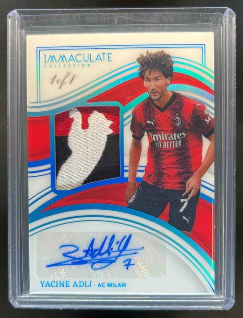 2023-24 Immaculate Yacine Adli Patch Auto #1/99 Milan