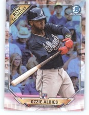 2018 Bowman #ROYF-OA Ozzie Albies Chrome Rookie of the Year Favorites