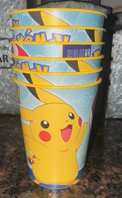 DesignWare 2017 Collectibles Pokemon Pikachu 16 Oz Plastic Party Cup Set Of 6