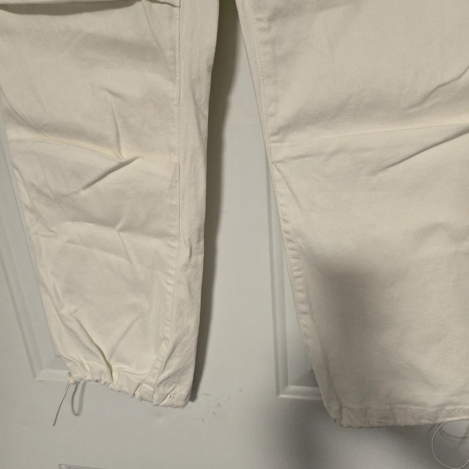 Pantalones de paracaídas re generation by Celebrity rosa tiro medio ajustados de pana talla pequeña Foto 3 de 4