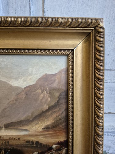 Antikes Landschaftsgemälde Lake District, Viktorianische Malerei, Viktorianische Kunst - Bild 6 von 21