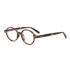 Round Fashion Blue Light Blocking Full Rim Lightweight Men Women Glasses
