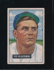 1951 Bowman Ted Kluszewski #143 - Reds - Vg - D4803