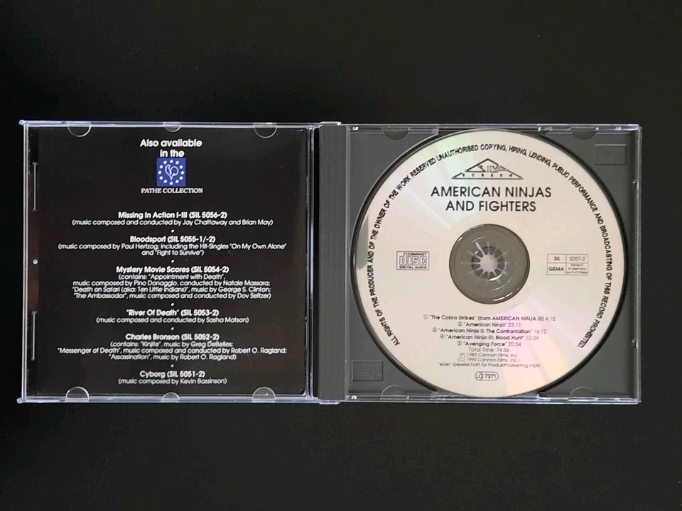 American Ninjas And Fighters - OST - CD - 1990 - Rare - Bild 2 von 3