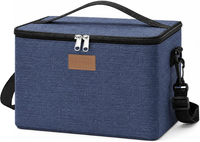 KüHltasche Klein 11,6L, Lunchbox Tasche, Lunchtasche Isoliert, Faltbar Lunchbag,