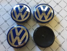 4x VW Wheel Centre Caps Golf
