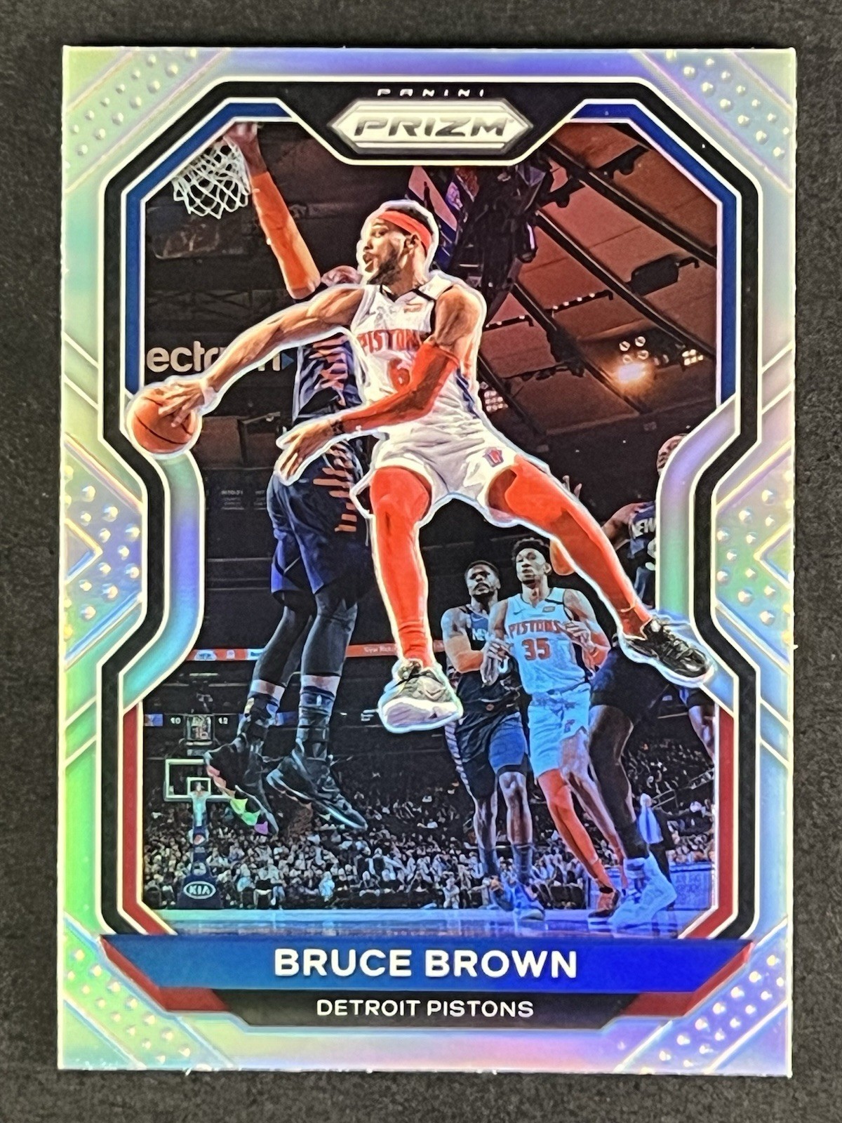 Bruce Brown 2020-21 Panini Prizm - Silver Prizms #239 Detroit Pistons
