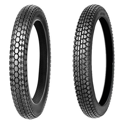 TYRE PAIR MITAS 3.50-19 63P H-02 + 3.25-18 59P H-03