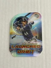 Julio Rodriguez 2023 Topps Chrome Cosmic Launched Into Orbit Refractor Mariners