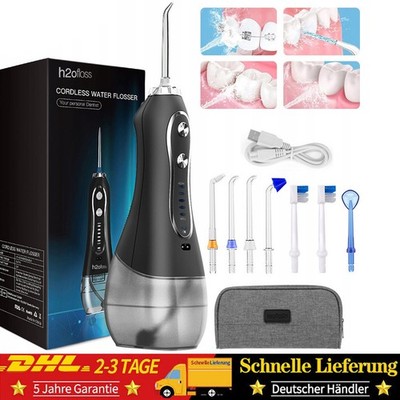Munddusche Testsieger 5MODI Zahndusche Water Flosser Munddusche Reise Kabellos