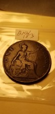 1900 Great Britain Penny Coin Idbnn102.