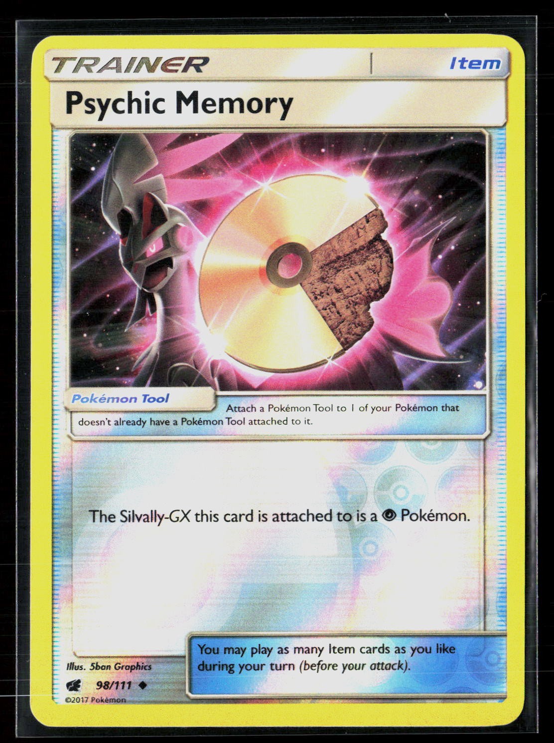Psychic Memory 98/111 Uncommon Reverse Holo Crimson Invasion Pokemon NM