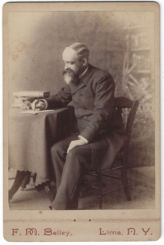 Reverend Freeman I'd' Presbyterian Church Man Lima Ohio Antique Cabinet Photo