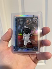 Topps 2024 Chrome Update Rookie Agustin Ramirez Miami Marlins USC200 Refractor 