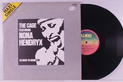 THE CAGE feat. NONA HENDRIX - Do What Ya Wanna Do 12'' Vinyl Maxi-Single WEA 1982