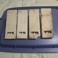 Vintage Decorative Ceramic Radiant Heater Brick Insert 8" King Art Deco