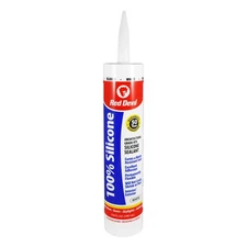 Red Devil 100 Silicone Sealant 9.8 oz Weather Resistant Multi Purpose Adhesive