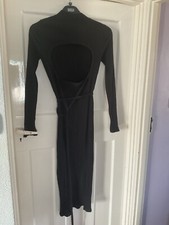 ZARA BLACK MAXI DRESS SIZE SMALL BNWT