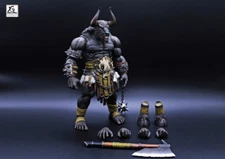 9" Xesray Studios Combatants Fight For Glory Wave Thales Minotaur Action Figure