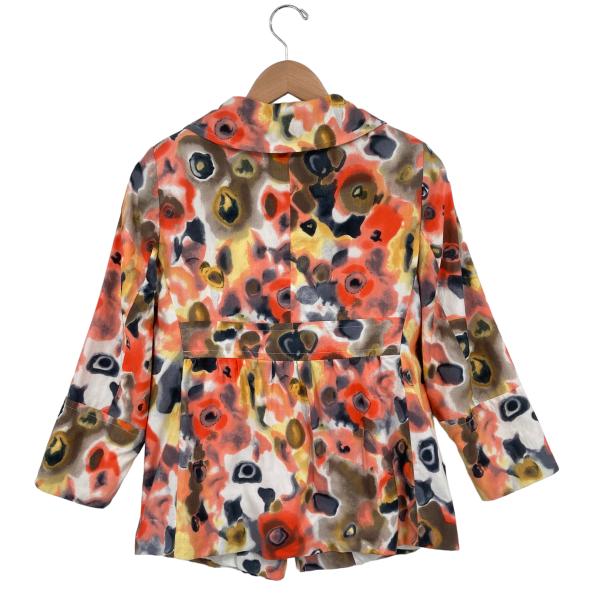 ジャケット・アウター MELTON INKJET ROSE PHOTO BIGCHESTER COAT ジャケット・アウター MELTON INKJET ROSE PHOTO BIGCHESTER