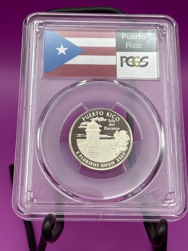 2009 S 25C Clad Puerto Rico Quarter PCGS PR70DCAM - Picture 5 of 9
