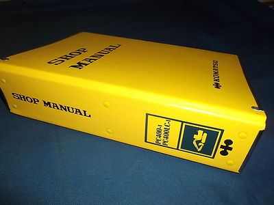 KOMATSU PC400-1 PC400LC-1 EXCAVATOR SERVICE SHOP REPAIR BOOK MANUAL ORIGINAL OEM