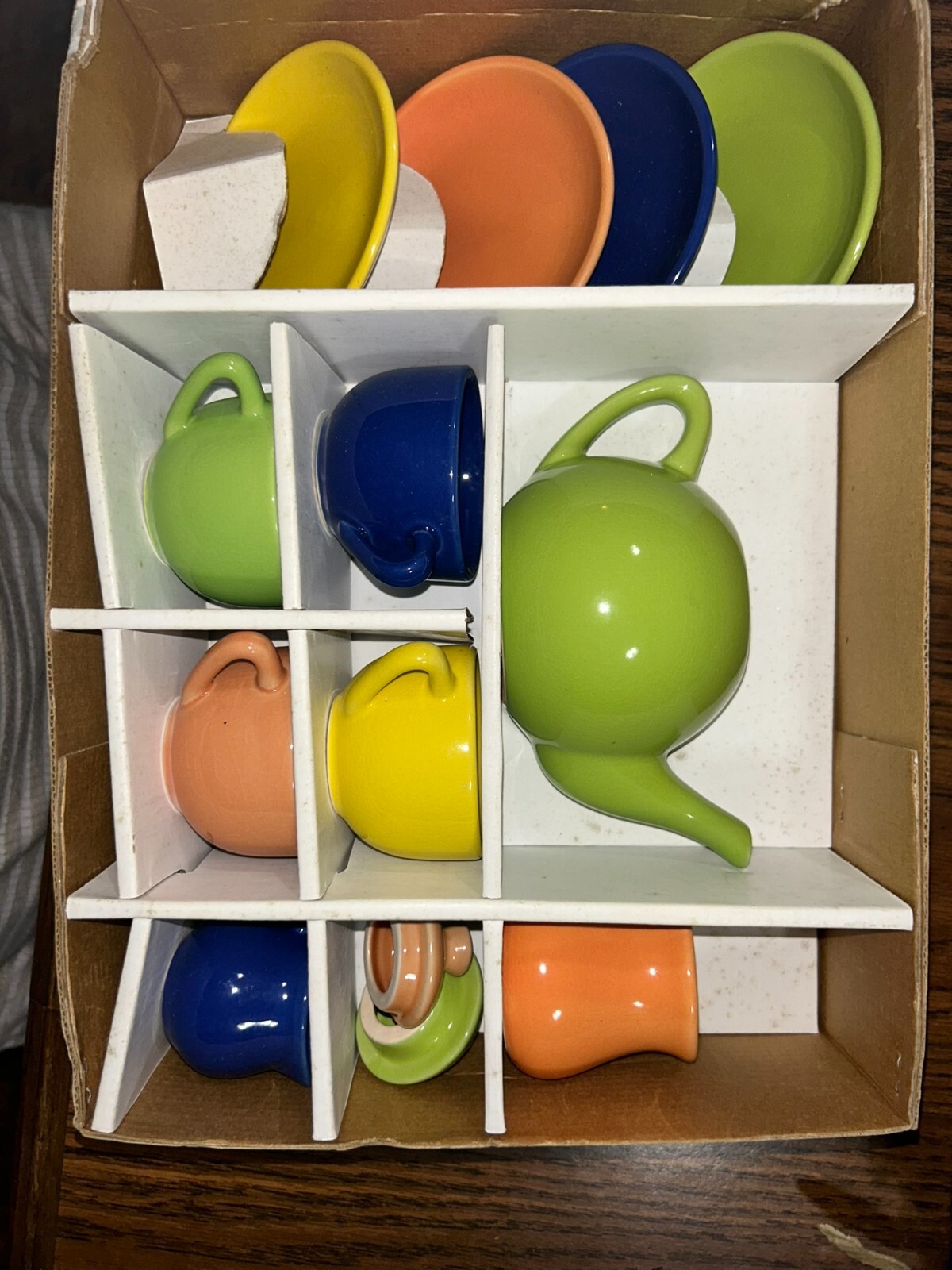 13 Piece Ceramic Children's China Tea Set eBay