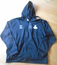 Doncaster Rovers FC Full Zip Hoodie Black Men's 3XL NEW W TAGS + PLUCK