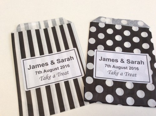 Personalised Sweet Bags - Weddings - Candy Cart - Birthday Party Bags - Picture 9 of 26