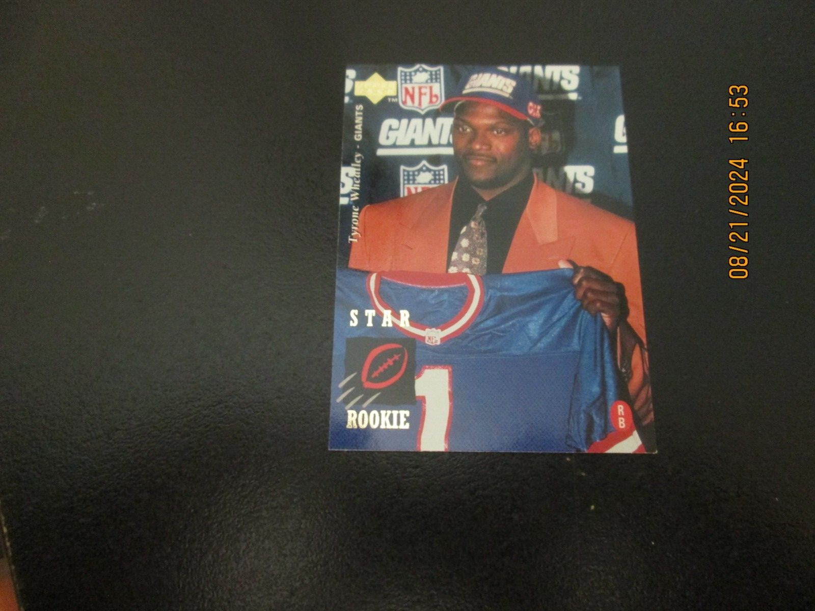 TYRONE WHEATLEY GIANTS  1995 UPPER DECK STAR ROOKIE CARD #14