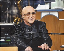 PAUL SHAFFER LATE SHOW BAND LEADER SIGNED 8X10 PHOTO COA PROOF DAVID LETTERMAN!
