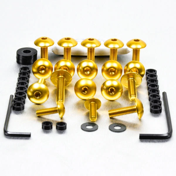 PRO-BOLT Kit visserie carenage en aluminium VTR1000 F Firestorm 97-01 Or