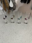Set of 4 Highball Glasses 8oz Stiletto High Heels Clear Tumblers — photo 3