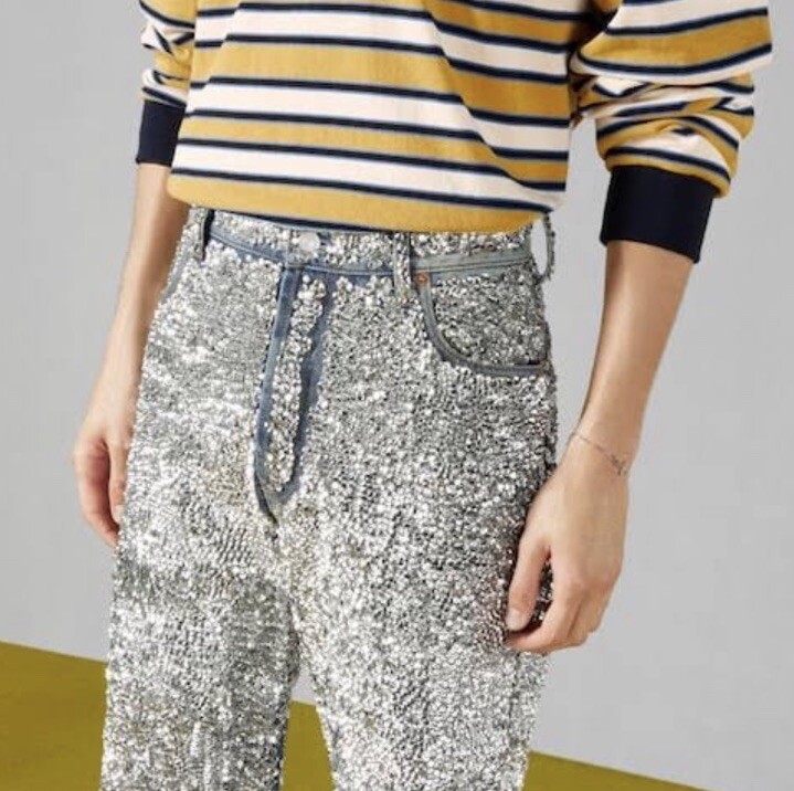 マ時　GUCCI グッチ FW2009 Sequin Pants パンツ GUCCI グッチ FW2009 Sequin Pants パンツ 40 - メルカリ