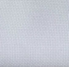 Cross Stitch 18 Count Zweigart Aida 18" x 21" piece Silvery Moon very pale grey