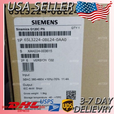 New Siemens G120 PM240 Power Module 6SL3224-0BE24-0AA0 6SL3 224-0BE24-0AA0