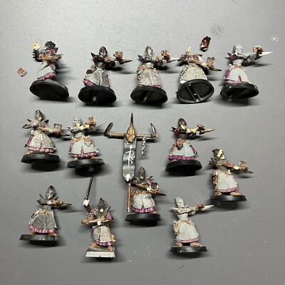 WARHAMMER Dunkelelfen Armbrustschützen x13 / Dark Elves Crossbowmen x13