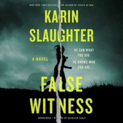 False Witness LIB/e : A Novel by Karin Slaughter (2021, Compact Disc, Unabridged