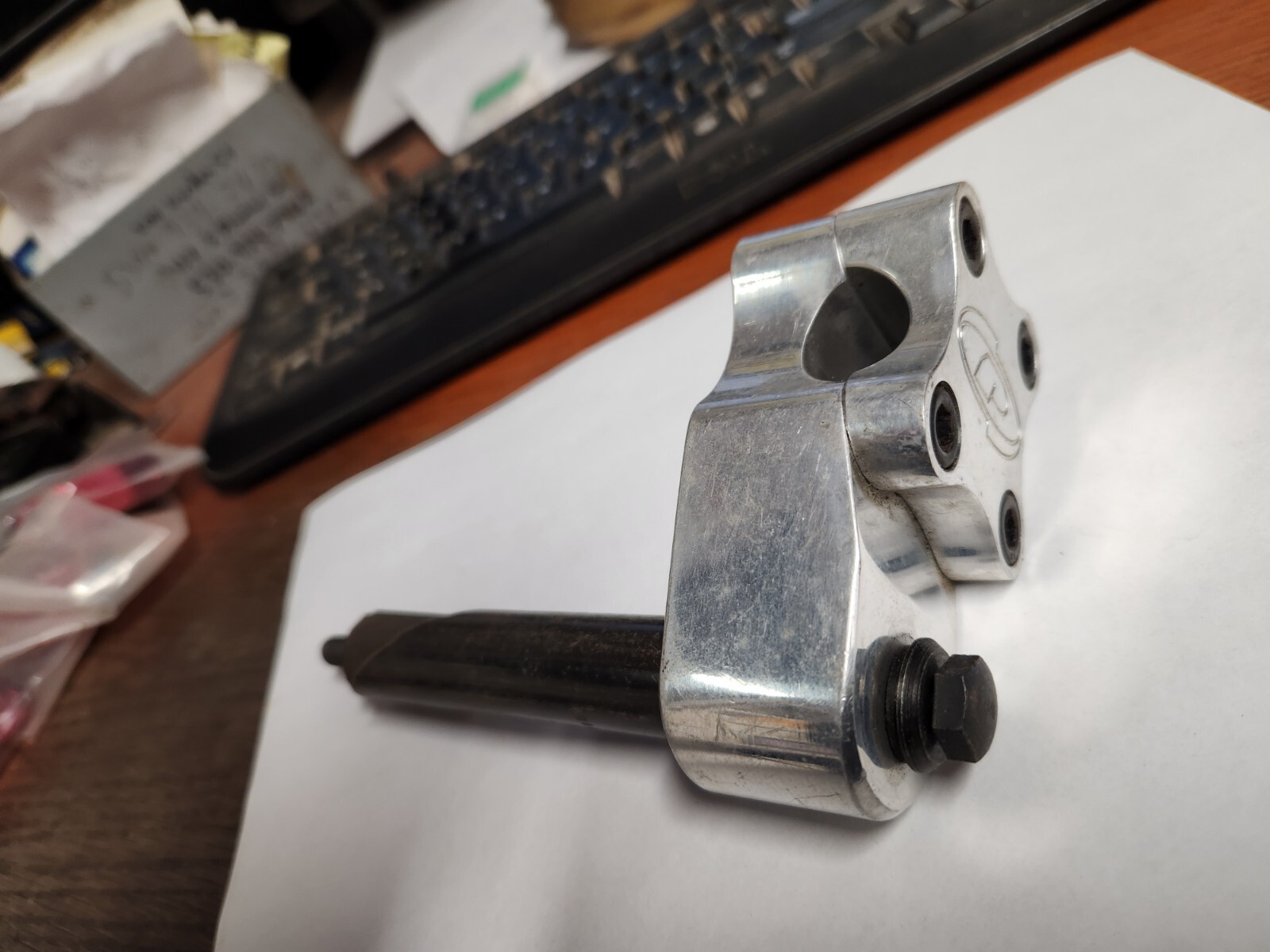 NOS Powerlite Mid School BMX Polished Quill Style Stem GT Neck