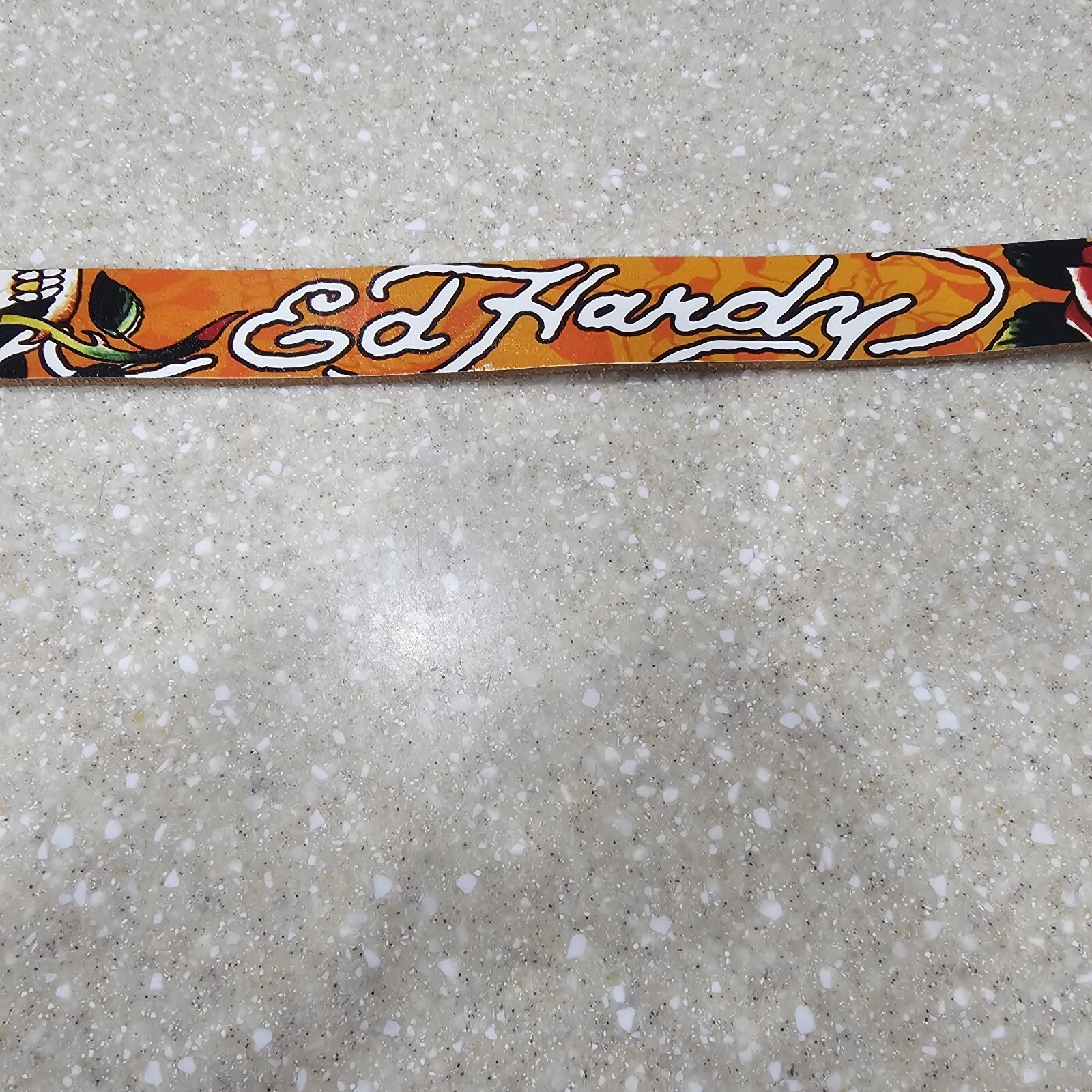 Ed Hardy Vtg Belt Sz Med Leather EH3206 Y2K