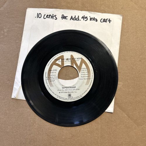Supertramp Take The Long Way Home/Rudy 1974 A&M Records 45